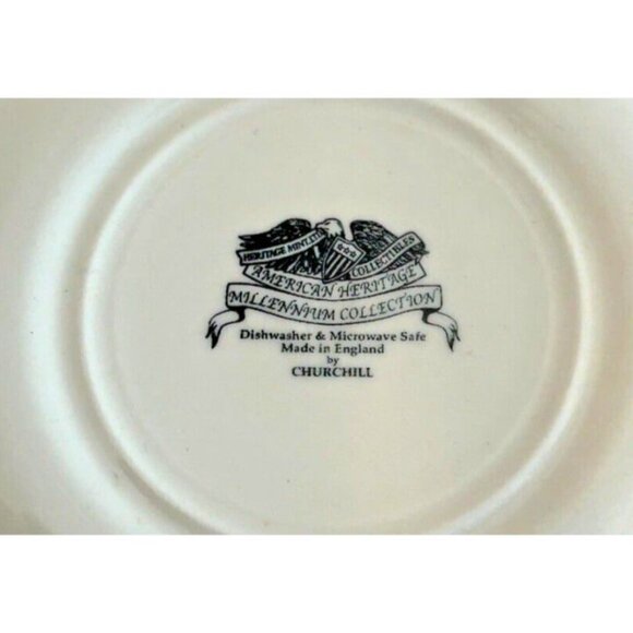 Yr 2000 Vtg CHURCHILL American Heritage Millennium BASEBALL STADIUM Cereal Bowls - Picture 6 of 7